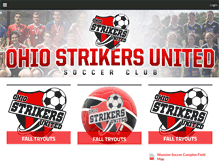 Tablet Screenshot of osusoccerclub.com